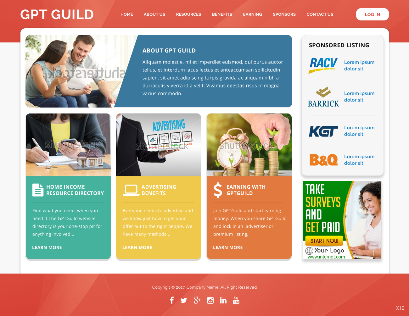 Web Design by pb for American Mail Profits | Design #15140173