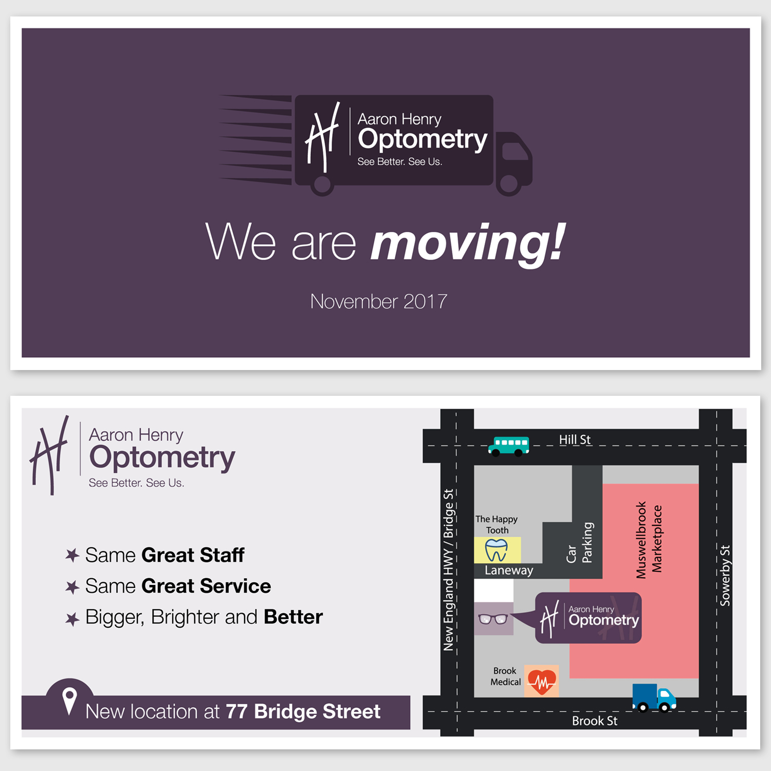 Flyer Design by Anne Baker for Aaron Henry Optometry  | Design #15164325