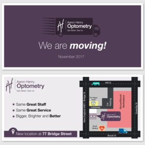 Flyer Design by Anne Baker for Aaron Henry Optometry  | Design: #15164325