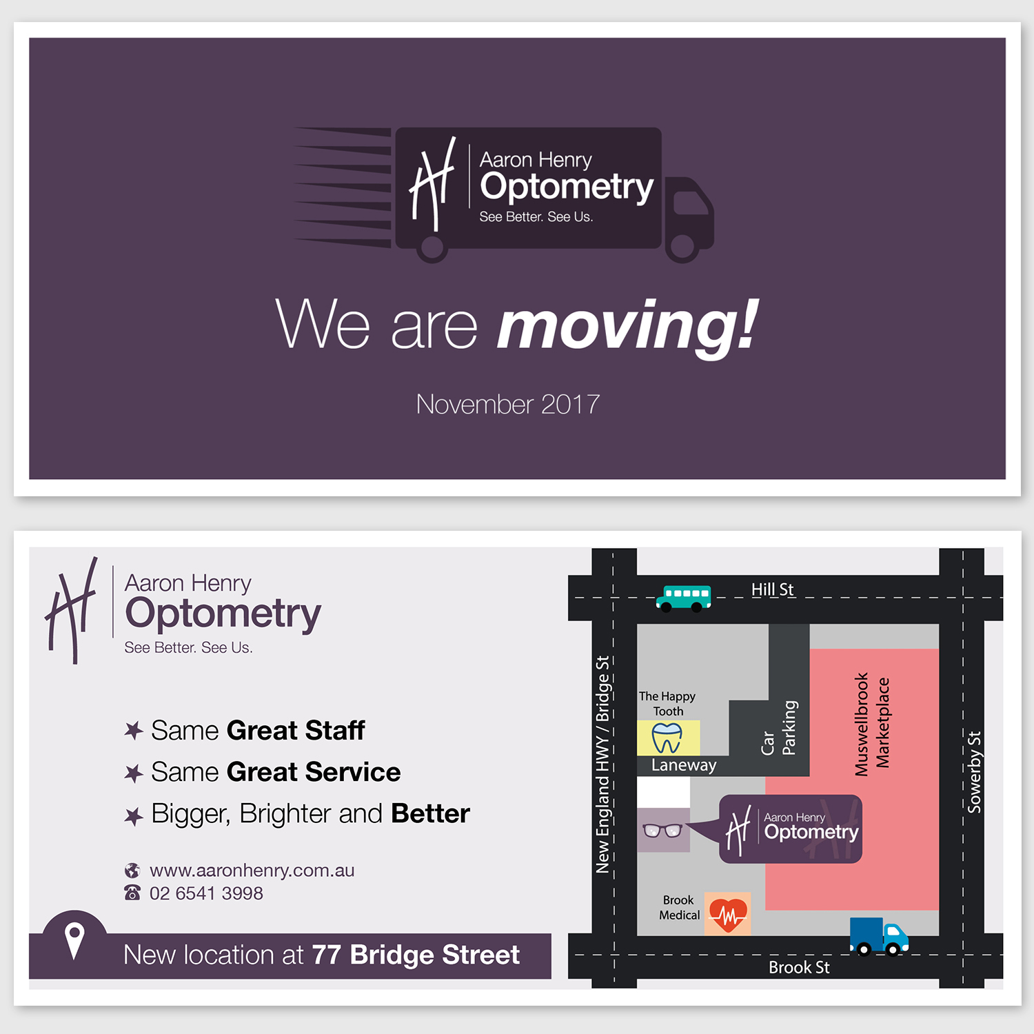 Flyer-Design von Anne Baker für Aaron Henry Optometry  | Design #15175629