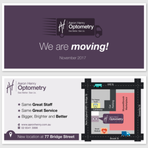 Flyer Design by Anne Baker for Aaron Henry Optometry  | Design: #15175629