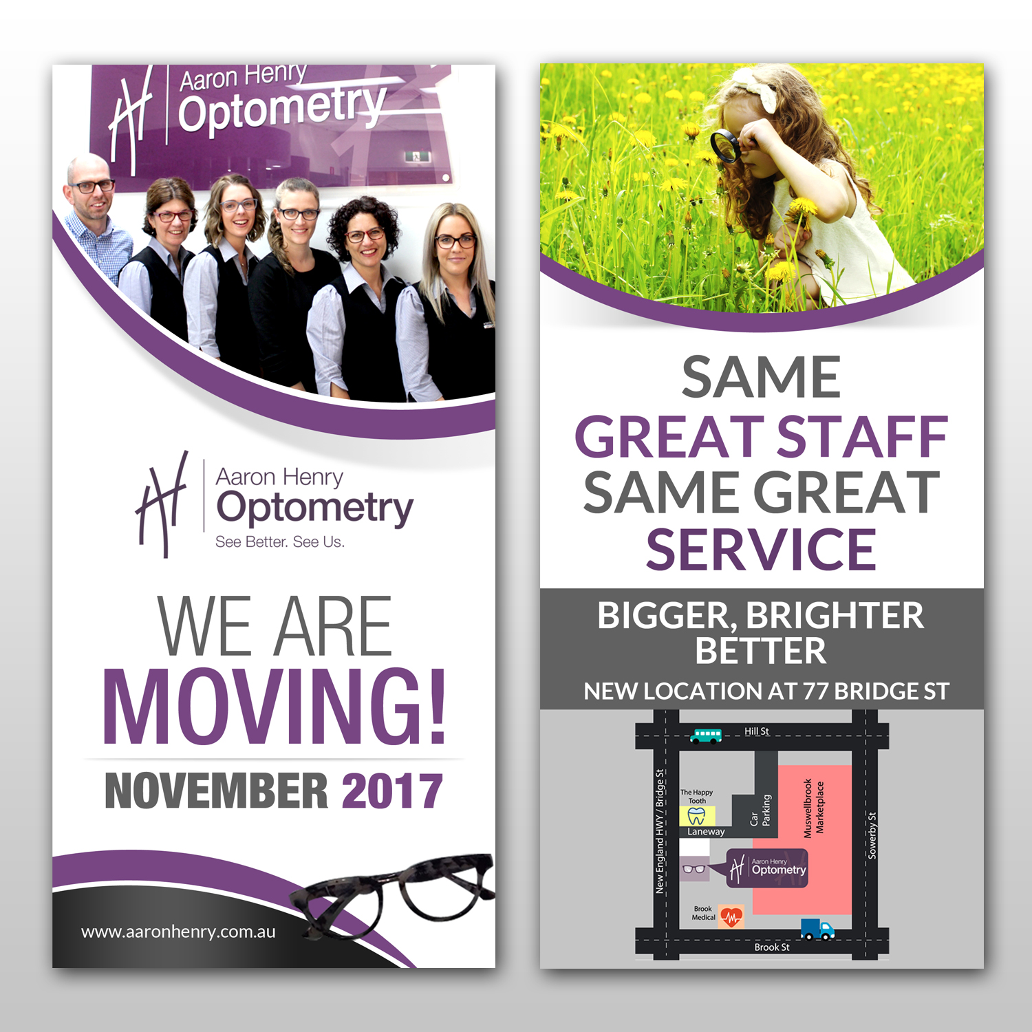 Flyer Design by debdesign for Aaron Henry Optometry  | Design #15166356