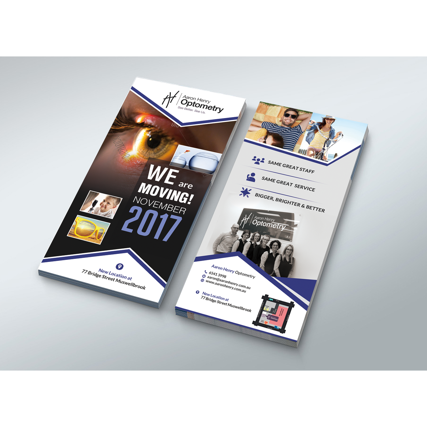 Flyer Design by creative.bugs for Aaron Henry Optometry  | Design #15163818