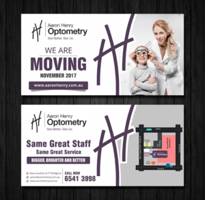 Flyer Design by ecorokerz for Aaron Henry Optometry  | Design: #15164394