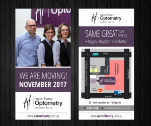 Flyer Design by ecorokerz for Aaron Henry Optometry  | Design: #15165818