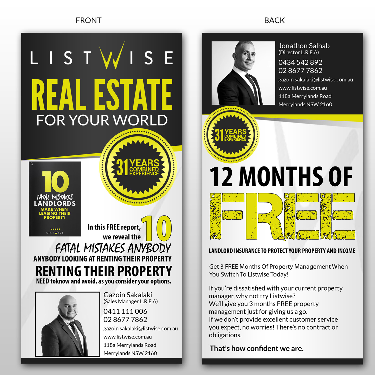 Flyer Design by debdesign for Listwise Realty | Design #15138689