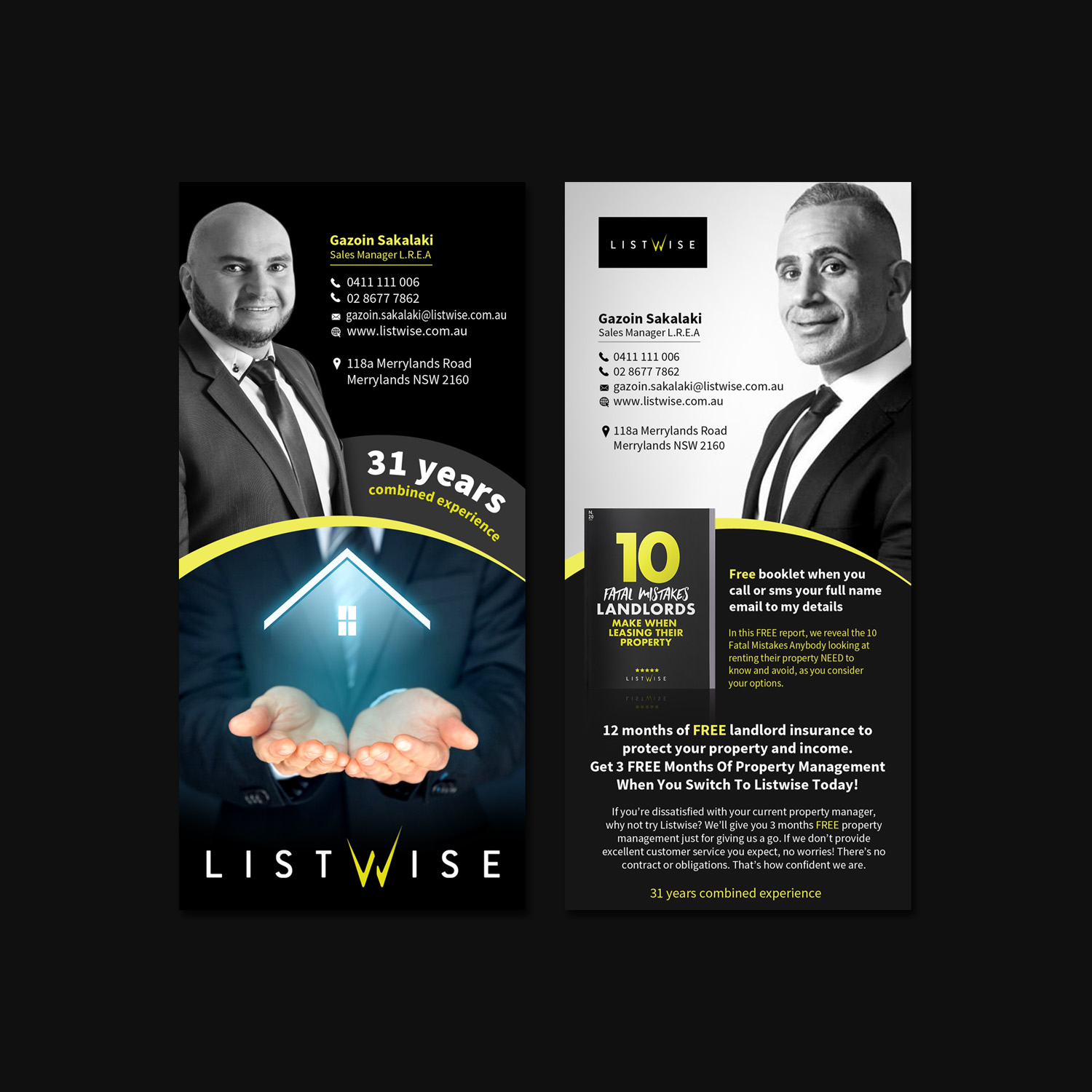 Flyer Design by Gfx.26™ for Listwise Realty | Design #15182519