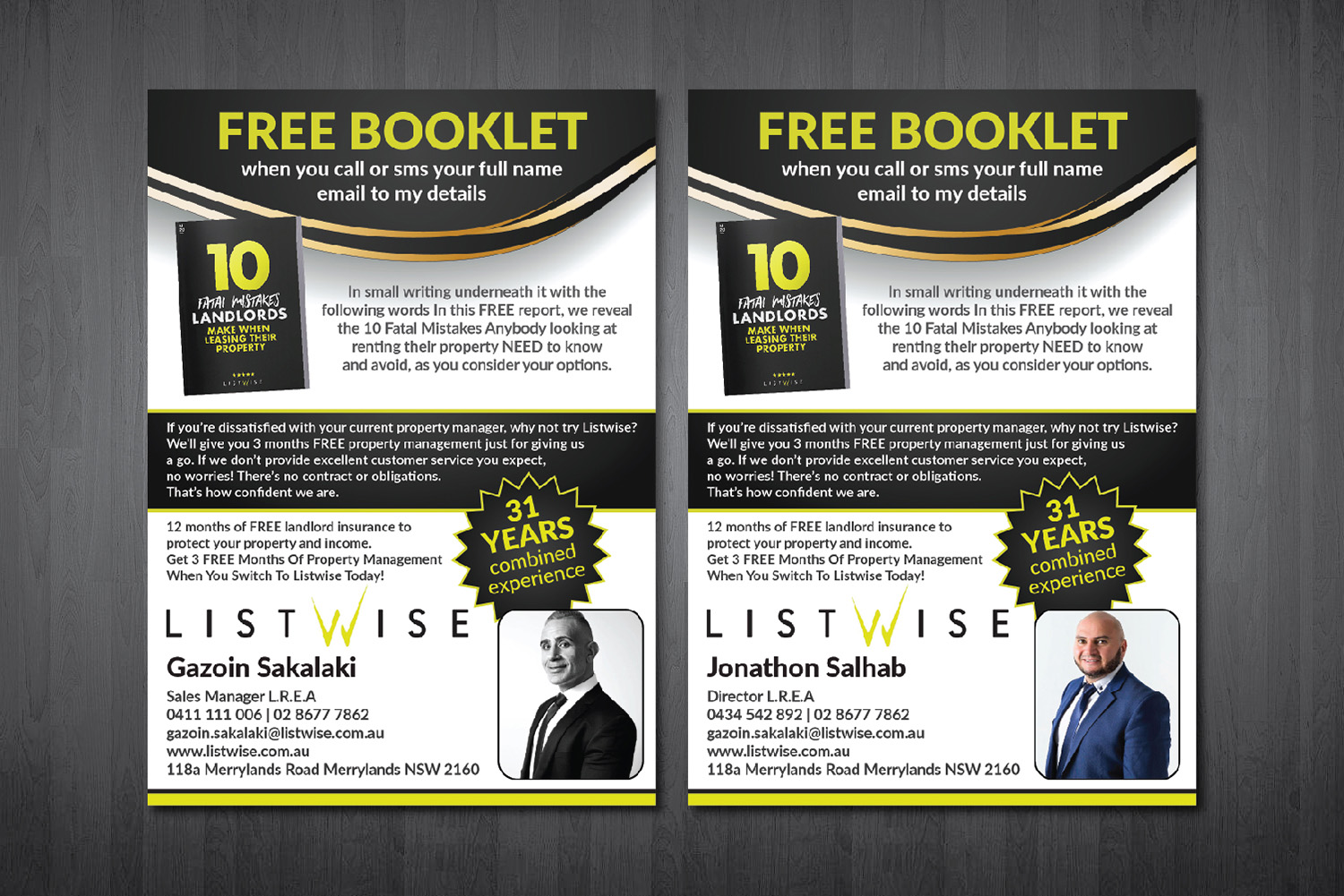Flyer Design by Deziners Zone for Listwise Realty | Design #15146390