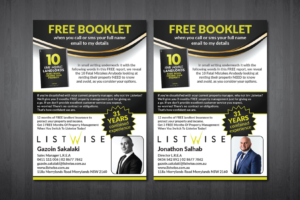 Flyer Design by Deziners Zone for Listwise Realty | Design: #15146390