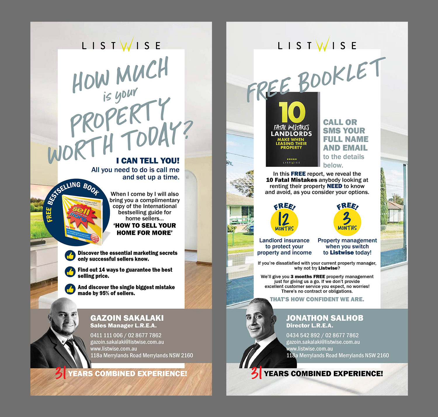 Flyer Design by janiceg for Listwise Realty | Design #15238362