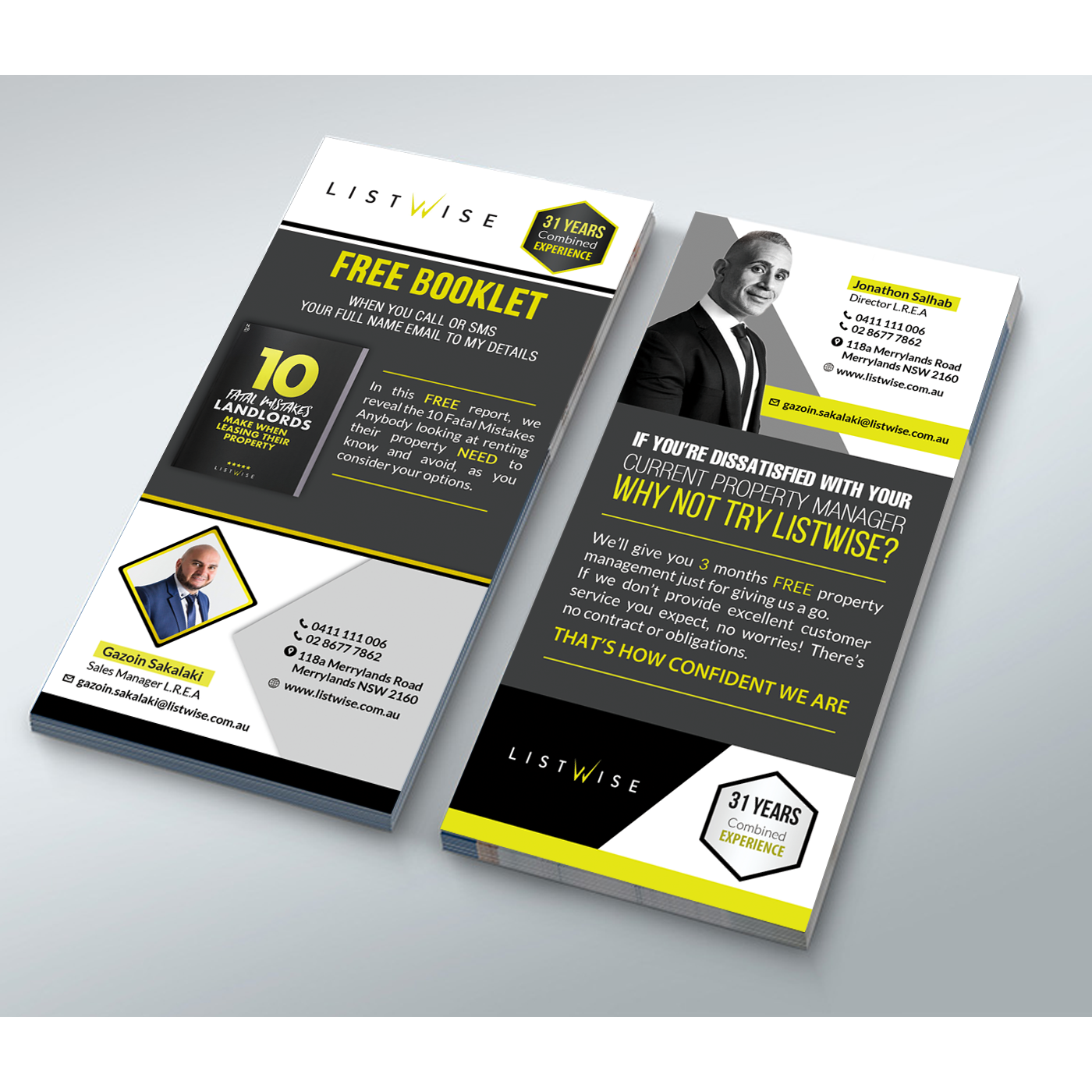 Flyer Design by creative.bugs for Listwise Realty | Design #15223324