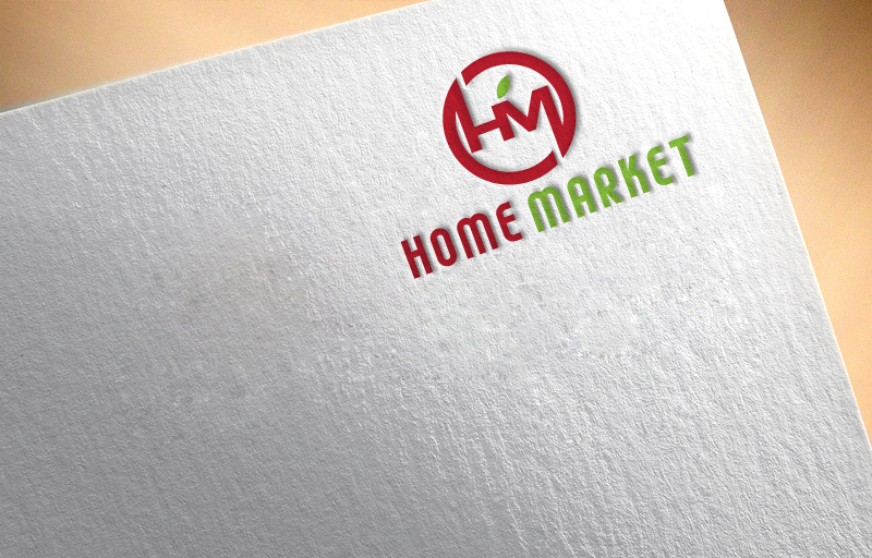 Logo Design by zebronicgraphic for HOME MARKET | Design #15187344