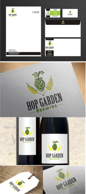 Hop Garden Brewing | Logo Design by Soul Light
