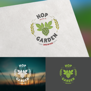 Hop Garden Brewing | Logo Design by Paperfox Designs