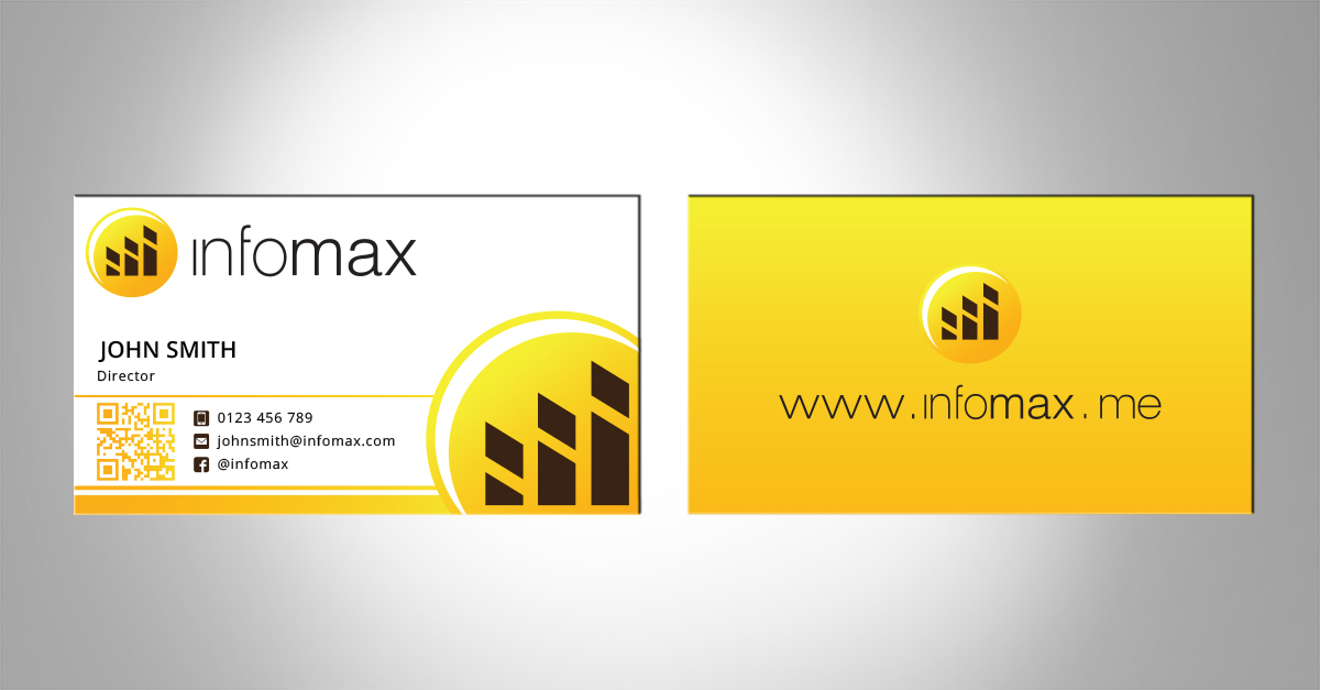 Design de Carte de Visite par MT pour Infomax | Design : #2578083