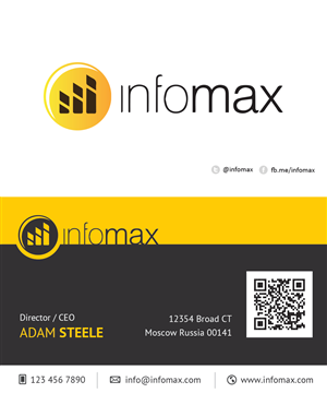 Design de Carte de Visite par D3 pour Infomax | Design : #2581216