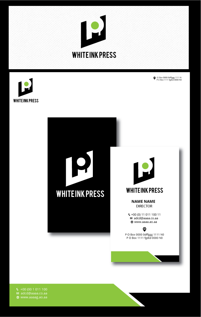 Logo Design by zebronicgraphic for White Ink Press | Design #15179118