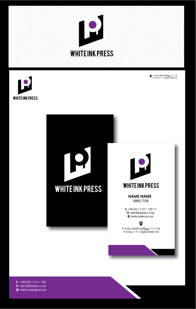 Logo-Design von zebronicgraphic für White Ink Press | Design #15179121