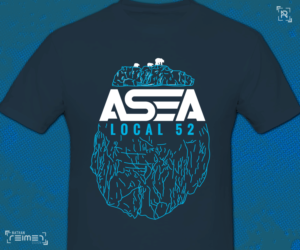 Alaskan Themed Shirt design for Union Local 52 | T-shirt Design by nreimer
