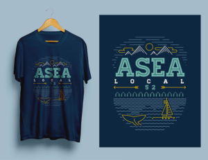 Alaskan Themed Shirt design for Union Local 52 | T-shirt Design by Phantom007