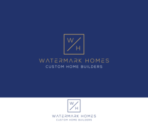 Logo Design by ALV for Watermark Homes | Design: #15190576