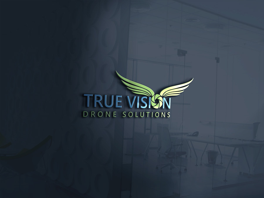 Diseño de Logo por Top king  designer para True Vision Drone Solutions | Diseño #15154490