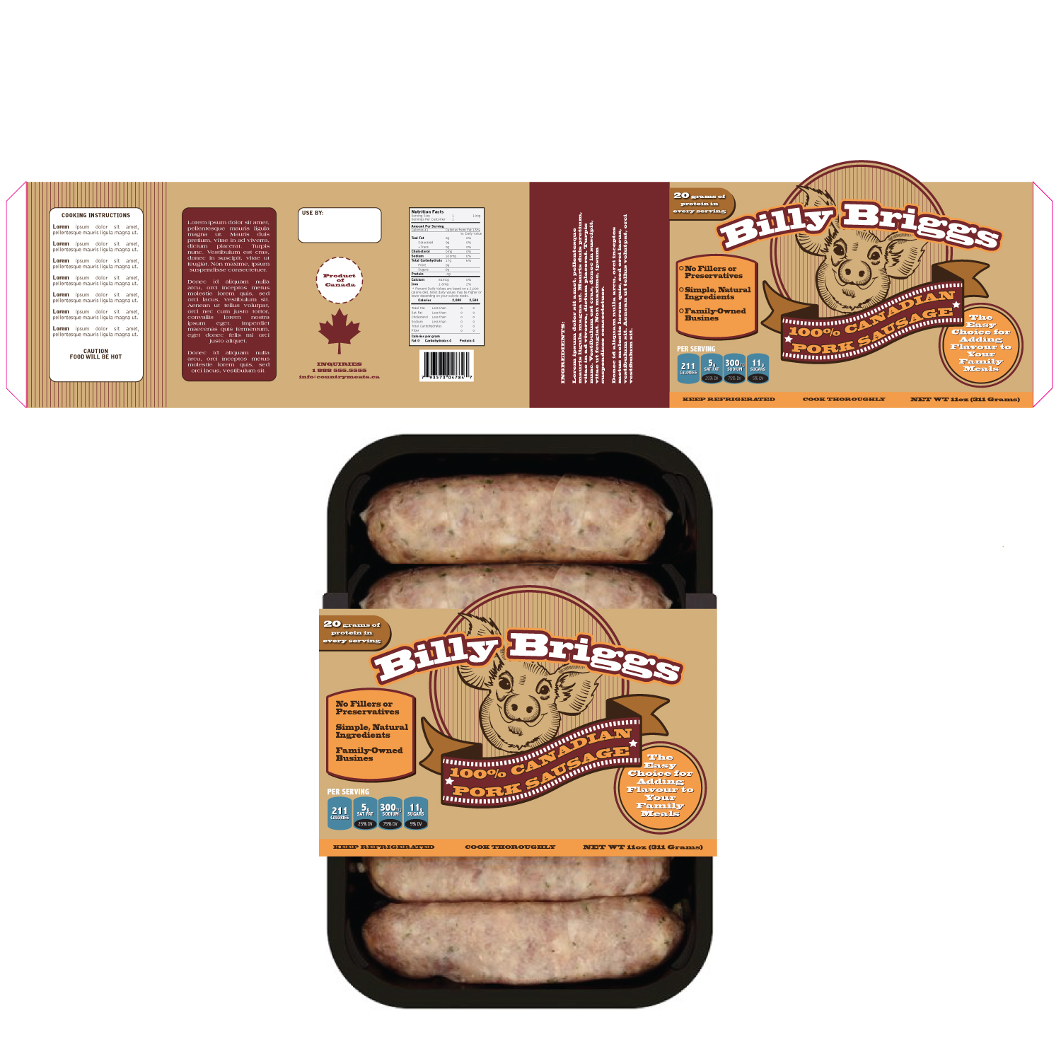 Label Design by Kings Bishop Design for Jowett Farms Corporation  | Design #15354695