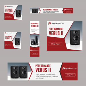 Banner Ad Design by Arvind Rana for Aperion Audio | Design #15184861