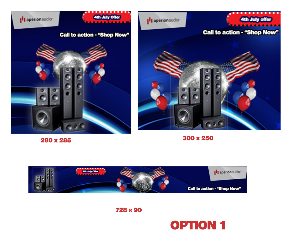 Banner Ad Design by m_kashifbaig for Aperion Audio | Design #15195386