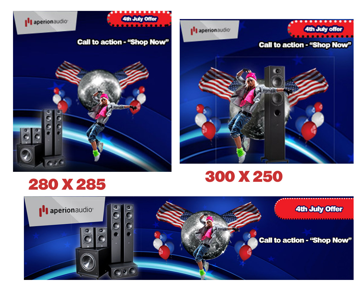 Banner Ad Design by m_kashifbaig for Aperion Audio | Design #15195468