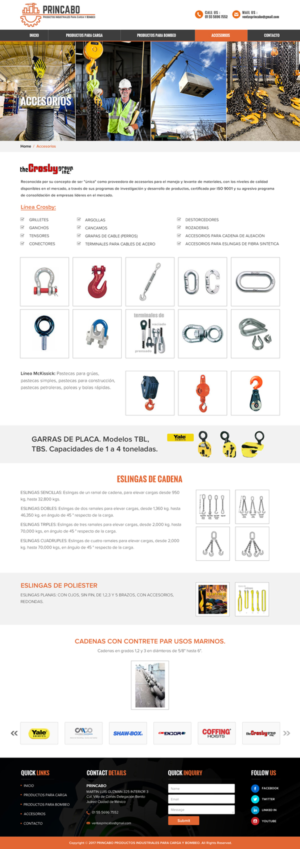 Diseño industrial para comercializadora de productos para carga | Web-Design von Sbss