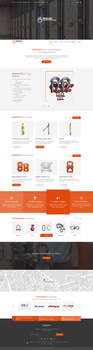 Diseño industrial para comercializadora de productos para carga | Web Design par Ved Web Services