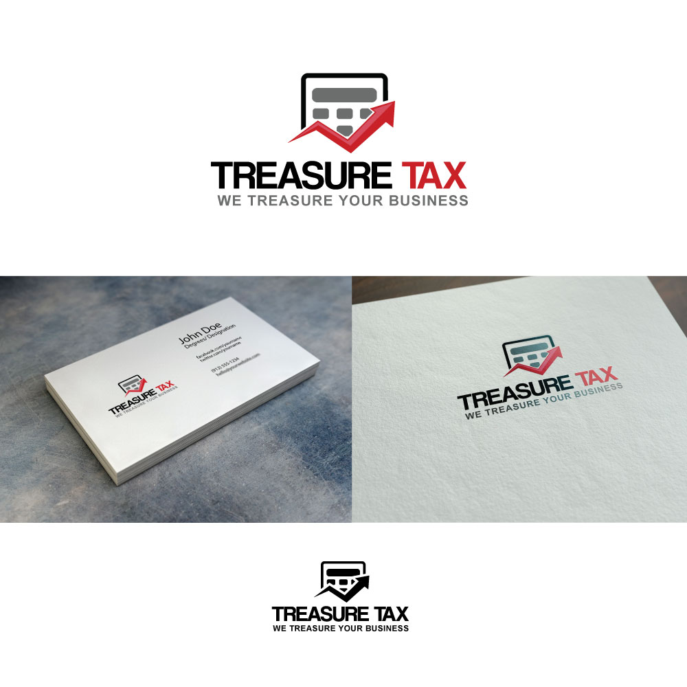 Logo Design by ecorokerz for Treasure Tax, LLC | Design #15171128