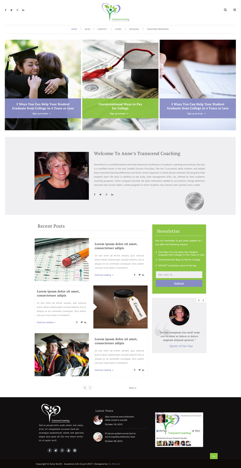 Web-Design von Da Miracle für dieses Projekt | Design #15257891