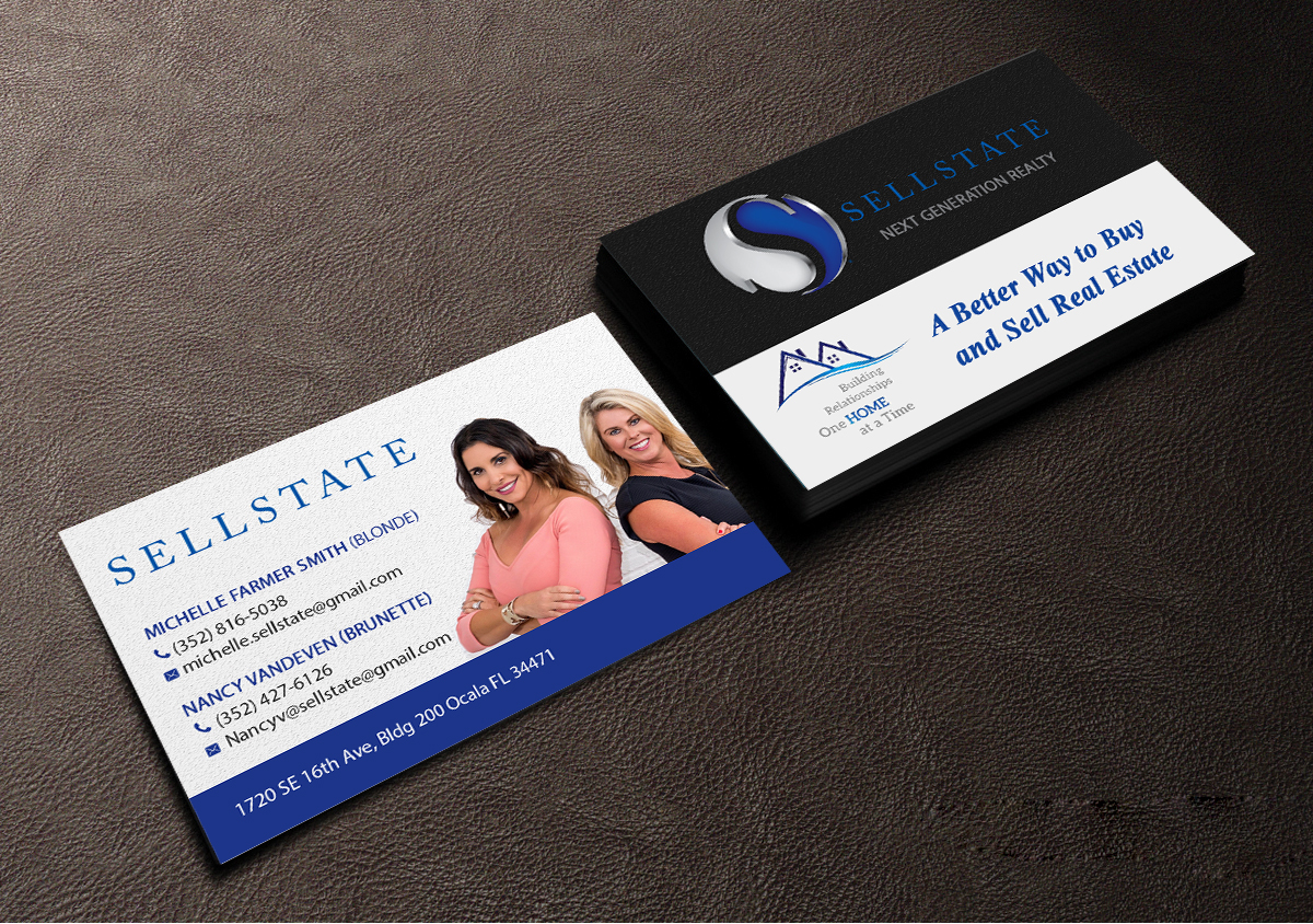 Business Card Design by Creations Box 2015 for sellstate next generation realty | Design #15196885