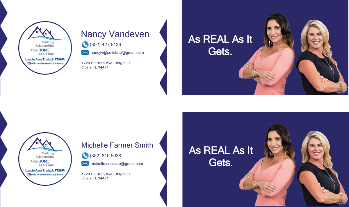 Business Card Design by finetouchc for sellstate next generation realty | Design #15195358