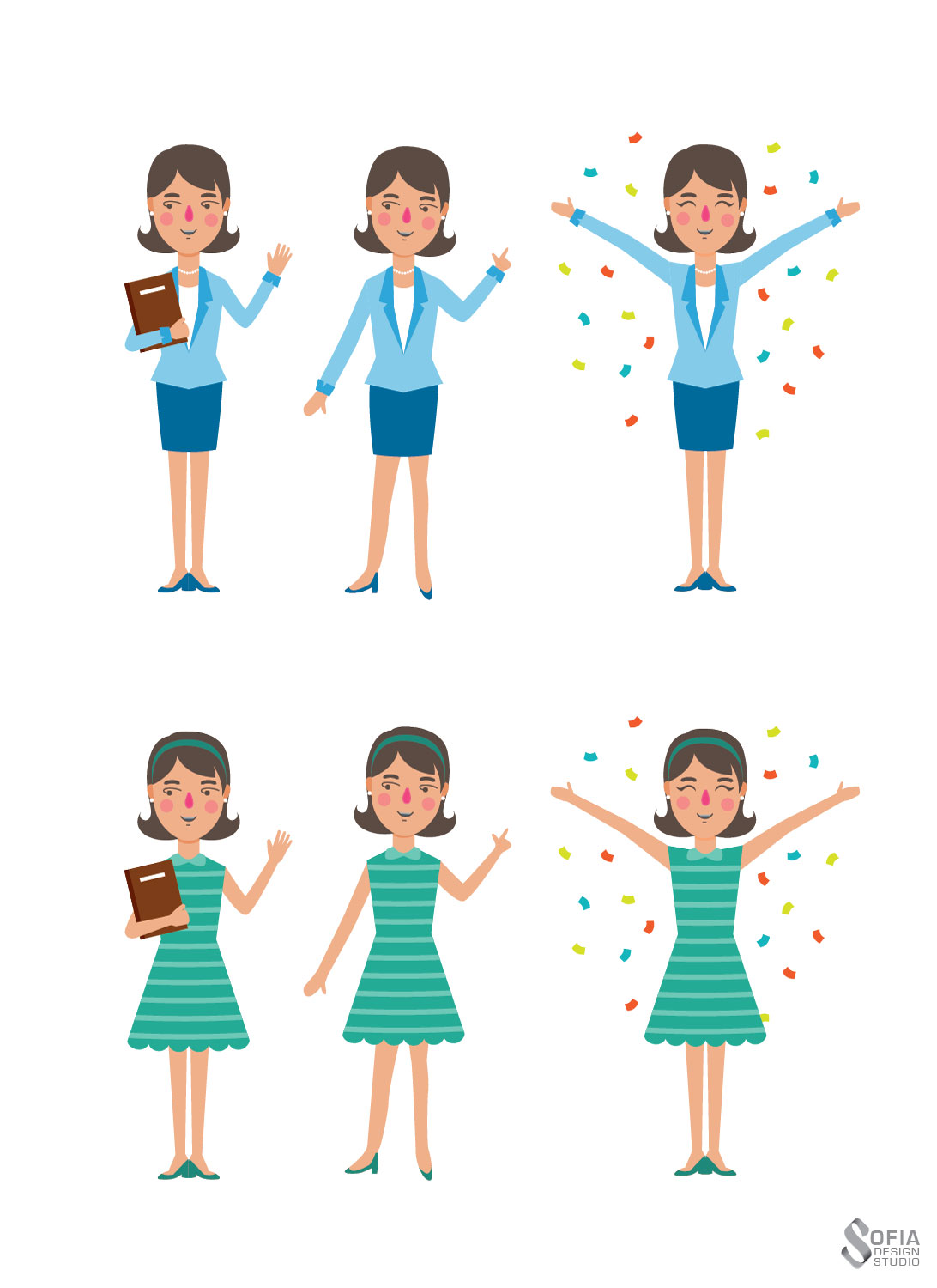 Illustration Design by SofiaDesignStudio for OpenTime | Design #15202997