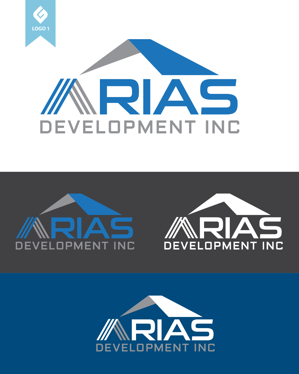 Logo Design by Graphiboy for Arias Development Inc | Design: #15180376