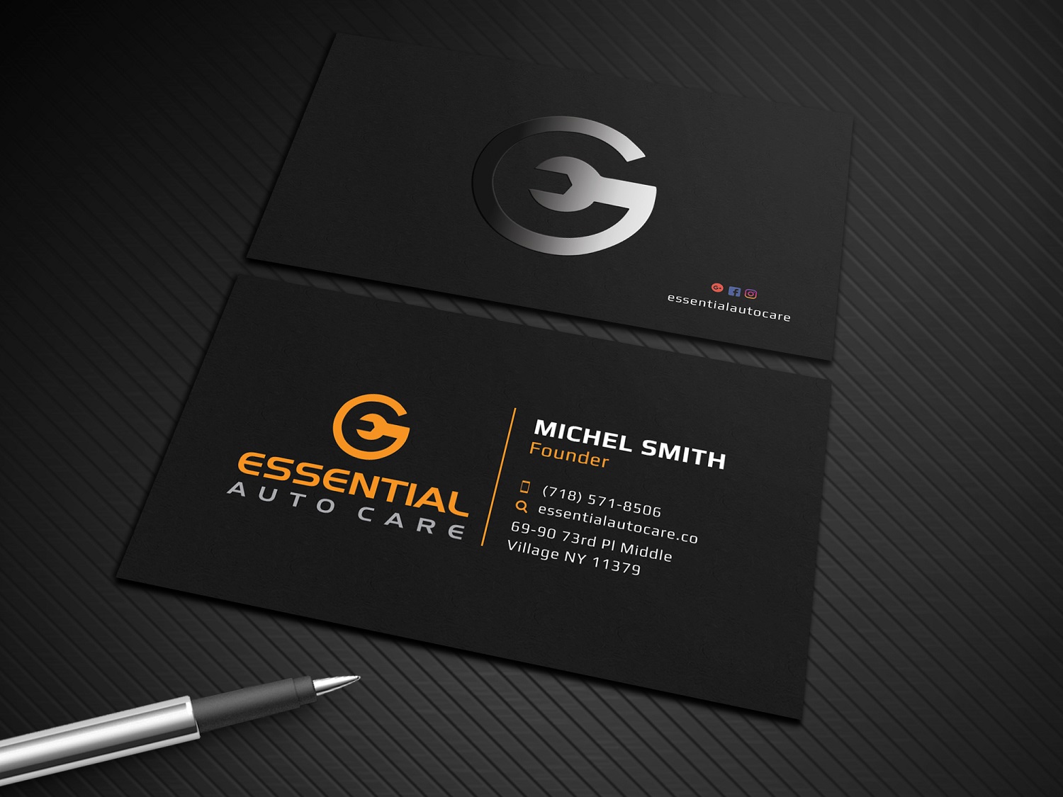 Visitenkarten-Design von Graphic Flame für M-Spec Performance | Design #15166093