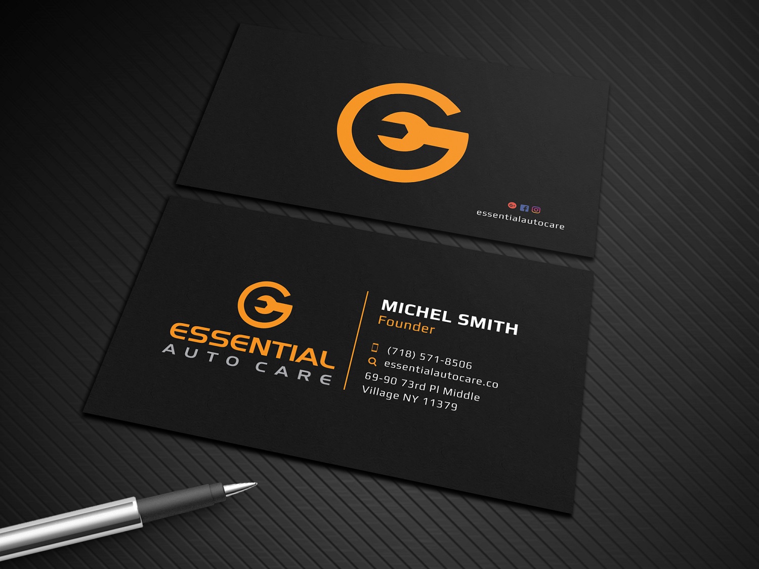 Visitenkarten-Design von Graphic Flame für M-Spec Performance | Design #15166094