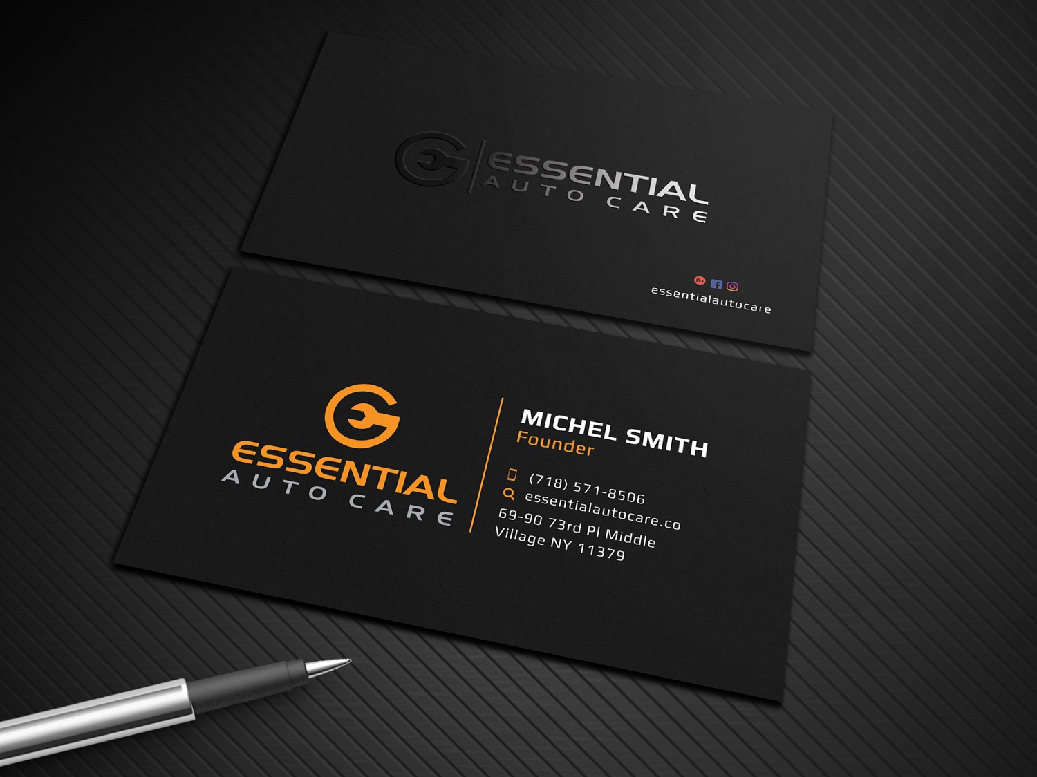 Visitenkarten-Design von Graphic Flame für M-Spec Performance | Design #15166129