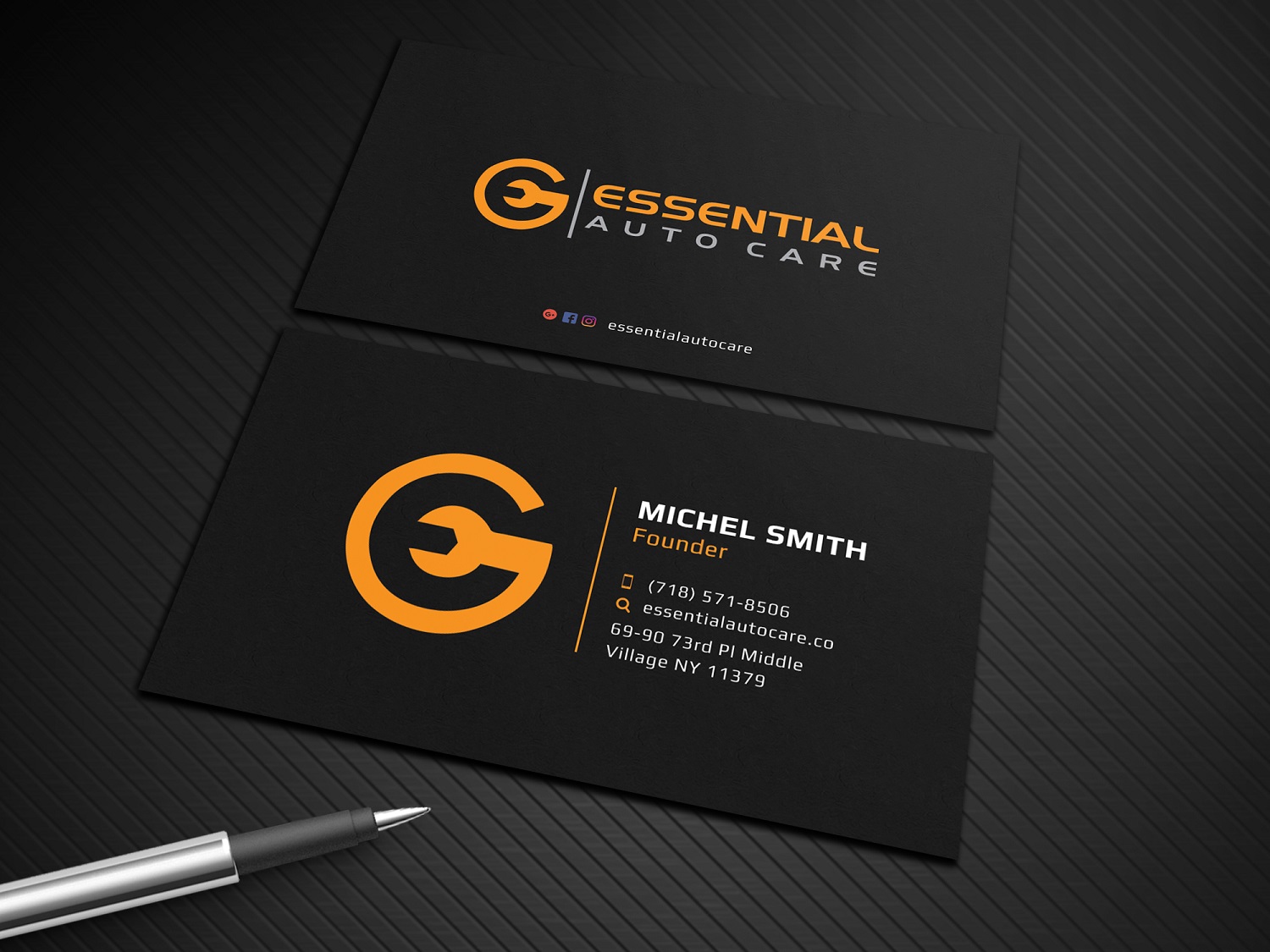 Visitenkarten-Design von Graphic Flame für M-Spec Performance | Design #15175189