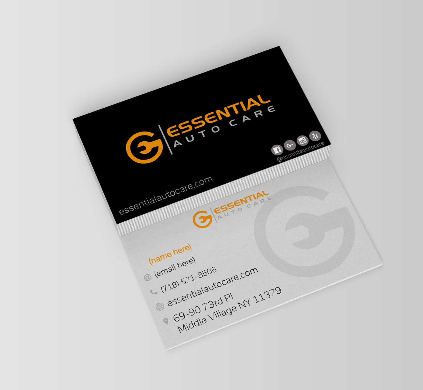 Diseño de Tarjeta de Presentación por Mahmoud Nasr  para M-Spec Performance | Diseño #15158546