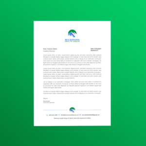 Diseño de Membrete por Ni Oeuvre para Bluestone Health Group  | Diseño: #15184731