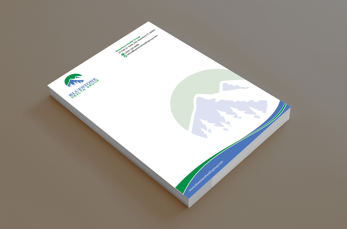 Letterhead Design by alpesh9520 for Bluestone Health Group  | Design #15174081