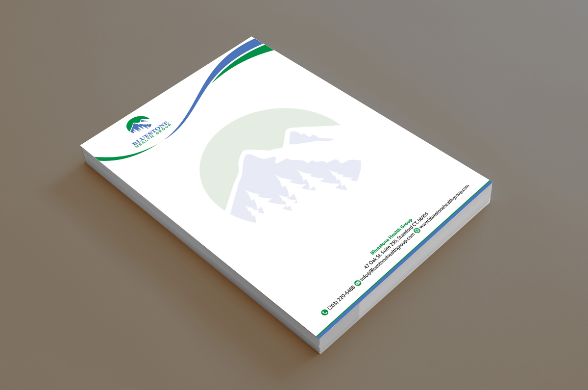 Diseño de Membrete por alpesh9520 para Bluestone Health Group  | Diseño #15174180