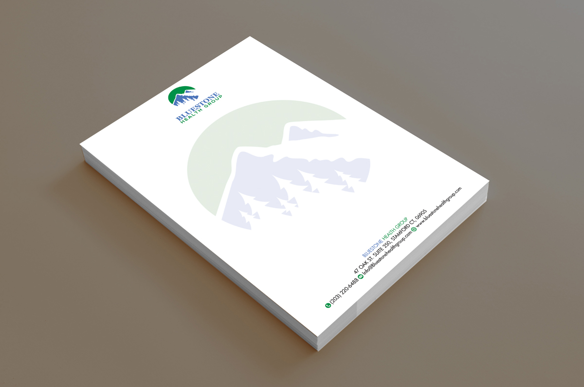 Letterhead Design by alpesh9520 for Bluestone Health Group  | Design #15175008