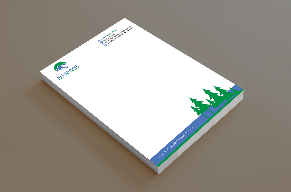 Diseño de Membrete por alpesh9520 para Bluestone Health Group  | Diseño #15181747
