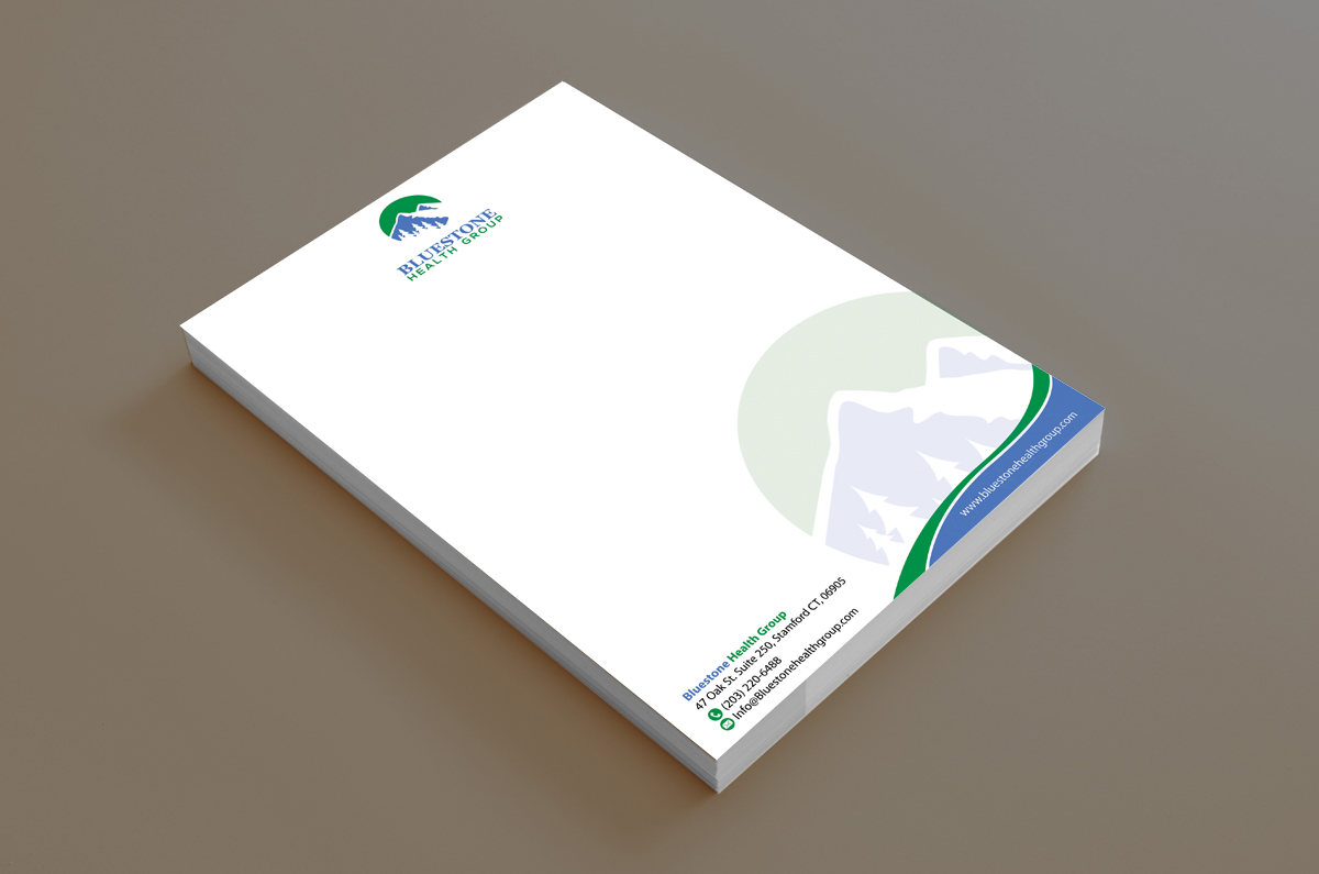 Diseño de Membrete por alpesh9520 para Bluestone Health Group  | Diseño #15184022