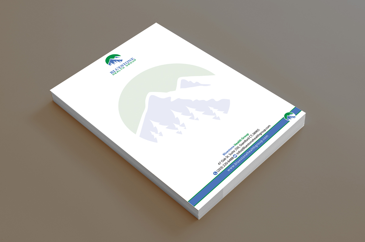 Letterhead Design by alpesh9520 for Bluestone Health Group  | Design #15184170
